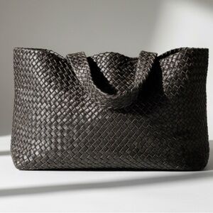 Ultra Soft Genuine Leather Large Tote